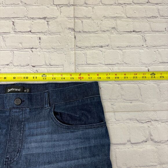 Betabrand Women Pull On Bootcut Jeans Size XL X-Large Blue Denim D048 -29 - Picture 4 of 16